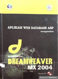 Aplikasi web database ASP menggunakan Macromedia Dreamwever MX 2004