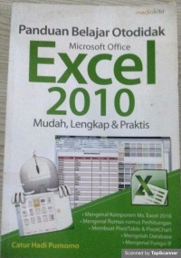 Panduan belejar otodidak ms office excel 2010: mudah, lengkap & praktis