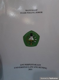 Manuskrip Syair Perang Johor