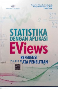 Statistika dengan aplikasi EViews referensi olah data penelitian
