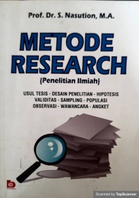 Metode Research (Penelitian Ilmiah)