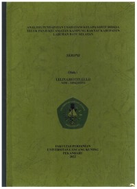 Analisis Pendapatan Usaha Tani Kelapa Sawit Di Desa Teluk Panji Kecamatan Kampung Rakyat Kabupaten Labuhan Batu Selatan