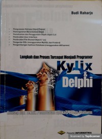 Langkah dan proses tercepat menjadi programer kylix & delphi