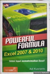 Powerful formula excel 2007 & 2010