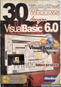 30 trik modifikasi windows dengan visual basic 6.0
