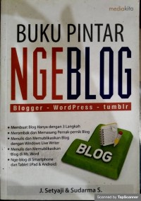 Buku pintar ngeblog