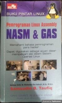 Buku pintar linux pemrograman linux assembly nasm & gas