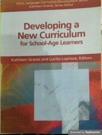 Developing new curriculum for school-Age leaners