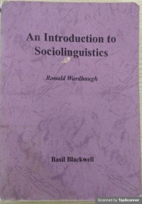 An intruduction to sociolinguistics