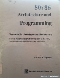 80 x 86 Architecture and programming