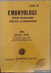 Embryologi untuk mahasiswa biologi & kedokteran