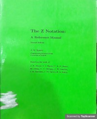 The Z Notation A Reference Manual