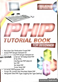 PHP tutorial book for beginner