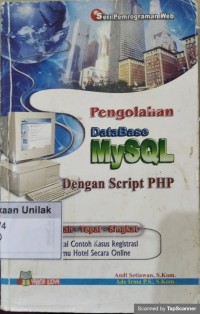 Pengolahan database MySQL dengan script PHP