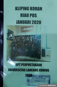 Kliping koran Riau Pos Januari 2020
