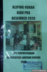 Kliping koran Riau Pos Desember 2020