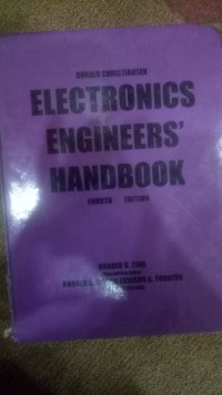Electronics enginers handbook