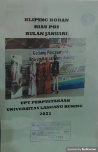 Kliping koran Riau Pos bulan Januari tahun 2021