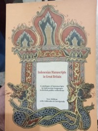 Indonesian Manuscripts In Great Britain