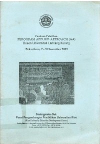 Program Applied Approach (AA) Dosen Universitas Lancang Kuning