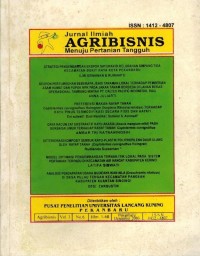 Agribisnis ( menuju pertanian tangguh)