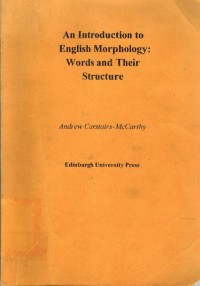 Image of An Introduction to English Morphology: Words and Their Structure