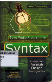 Buku wajib programmer syntax