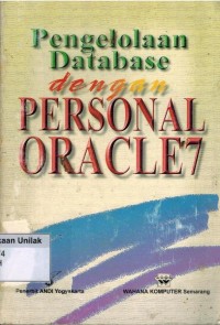 Pengelolaan Database dengan Personal Oracle7