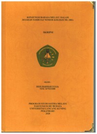 Konjungsi Bahasa Melayu dalam Sejarah Tambusai Nomor Koleksi ML100A