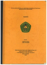 evaluasi Pengelolaan Arsip Rekam Medis Di PUSKESMAS Rejosari Kota Pekanbaru