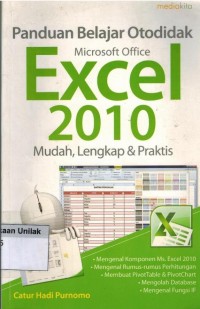 Panduan Belajar Otodidak Microsoft Excel 210 Mudah, Lengkap & Praktis