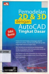 Pemodelan 2D & 3D denagan Auto CAD Tingkat dasar