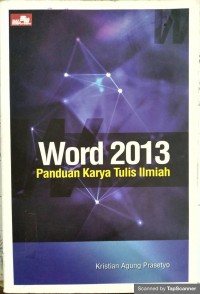 Word 2013 panduan karya tulis ilmiah