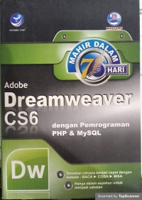 Adobe dreamweaver cs6 dengan pemrograman php & mysql
