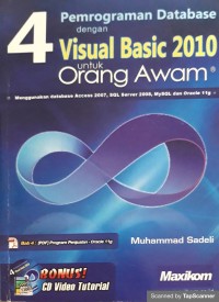 4 Program database dengan visual basic 2010 untuk orang awam