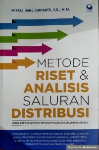 Metode riset & analisis saluran distribusi