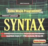 Buku wajib programmer indeks lengkap syntax untuk pemula