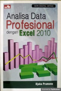 Analisa data profesional dengan excel 2010