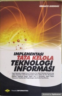 Image of Implementasi tata kelola teknologi informasi