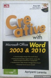 Creative with microsoft office word 2003 & 2010