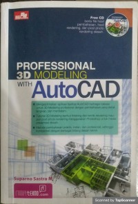Professional 3D modeling with autocad