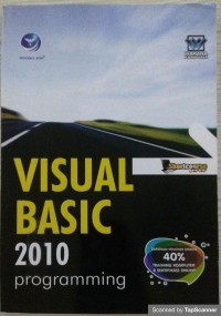 Visual basic 2010 programing