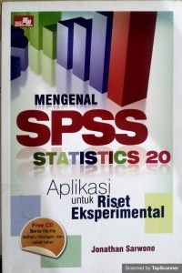 Mengenal spss statistics 20 aplikasi untuk riset eksperimental