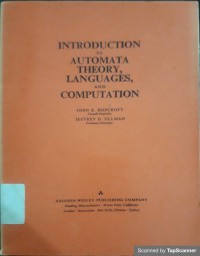 Introduction To Automata Theory, Languages, And Computation