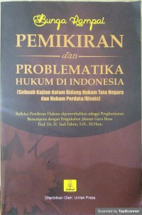 Bunga rampai pemikiran dan problematika hukum di indonesia