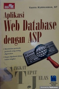 Aplikasi web database dengan asp