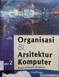 Image of Organisasi & arsitektur komputer rancangan kinerja jilid 2