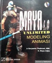 Maya 4.0 unlimited modeling animasi