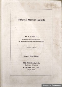 Design of machine elements