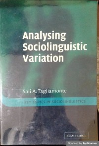Analysing sociolinguistic variation